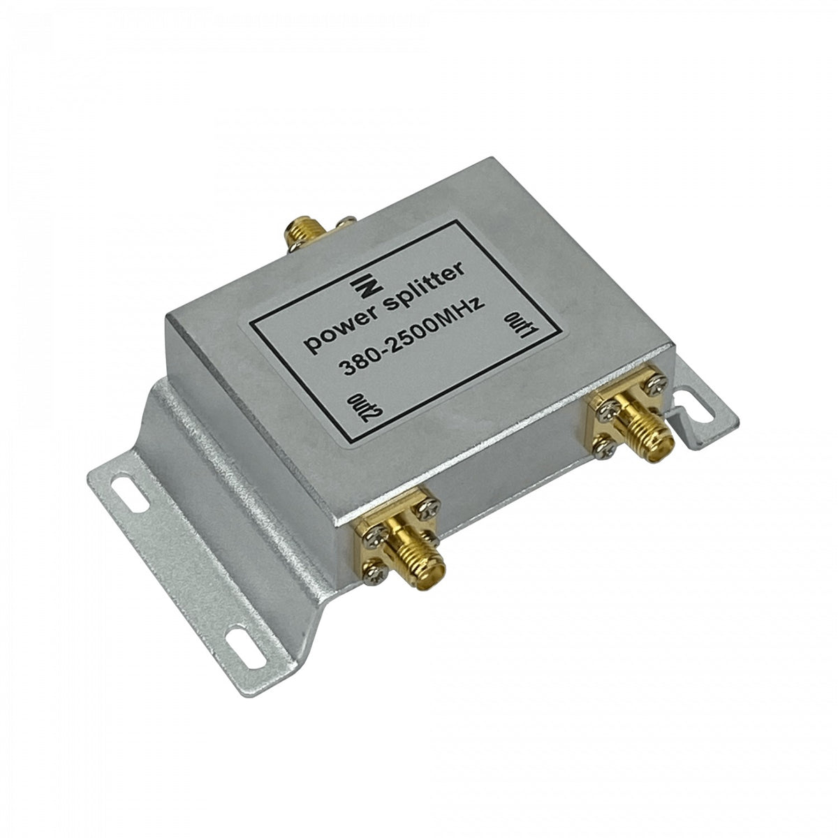 SCW02 Divisor de Potencia RF 1 Entrada 2 Salidas 380-2500MHz 0,4GHz-2,5GHz Conectores 1 Hembra SMA 2 Hembra SMA
