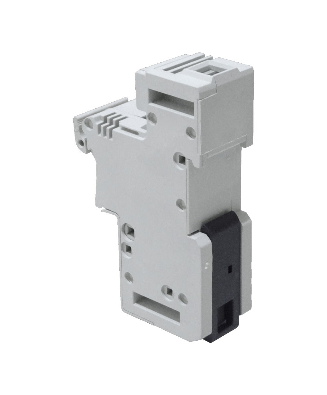 FUSE-B12 1x125A 22x58mm 690V Base p/Fusible Cilindrico en Riel Din RT18-125AM