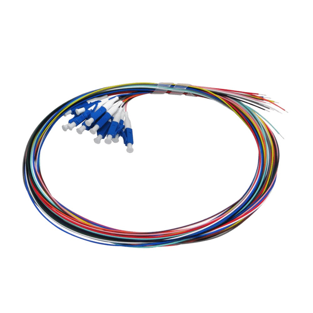 JFSL-12 LC SM 1,5 Metros 12 Unidades Pigtail Monomodo SingleMode 12 Colores Diferentes