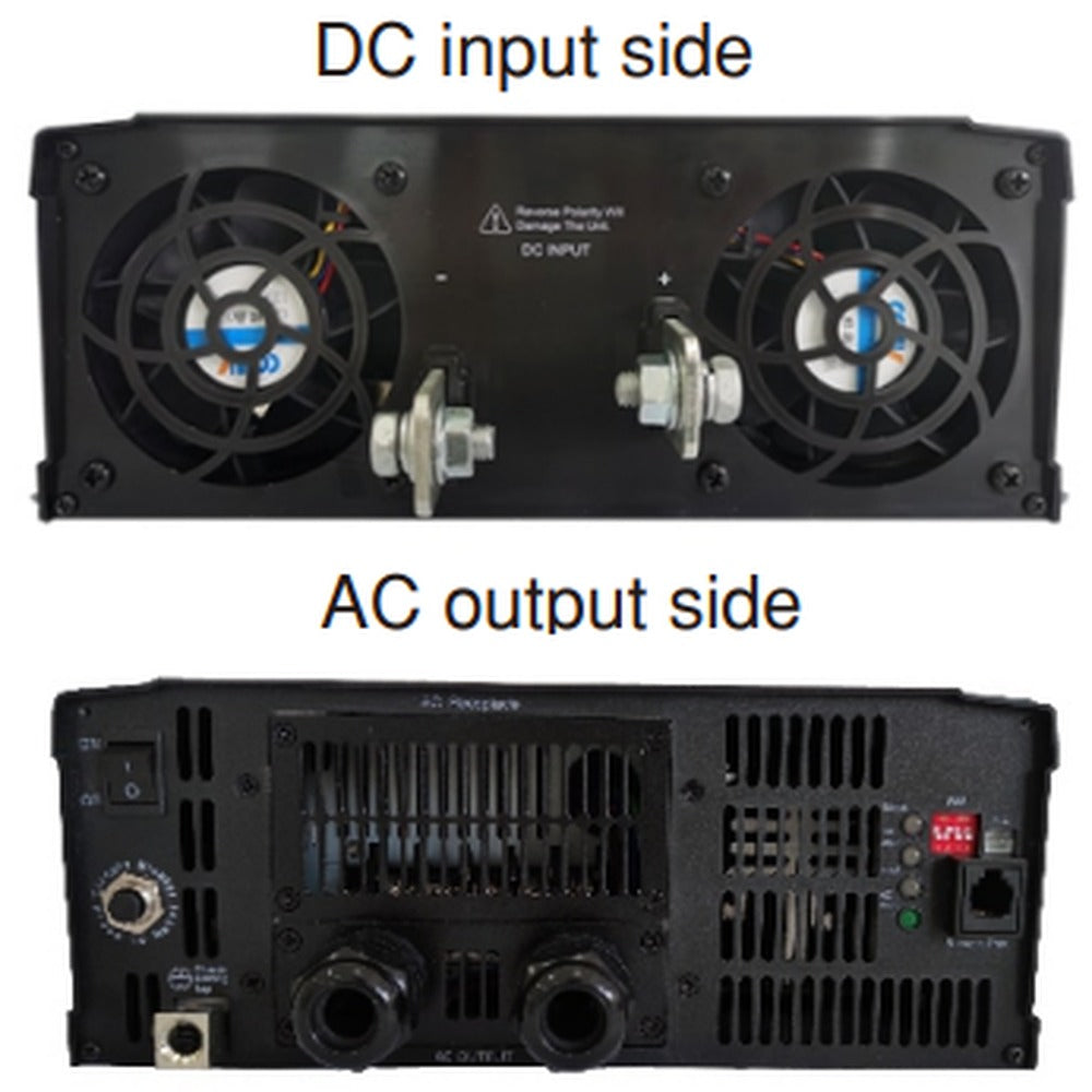 Inversor onda pura con UPS bypass 2200W NTU-2200 - EU - Europa - 24VDC - 230VAC