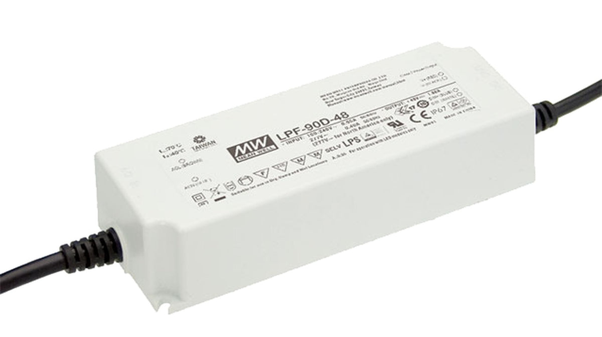 Driver LED plástico PFC 90W LPF-90D - 3A