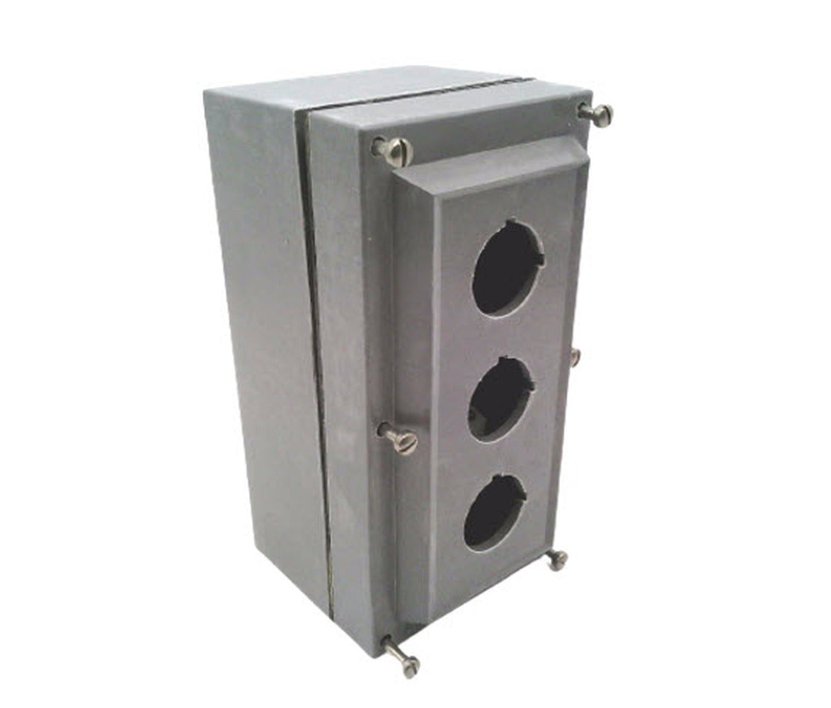 Push Button Enclosure,Three 30mm Push Button hole, Type 4/4X/13