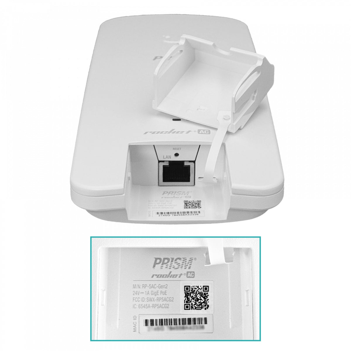 RP-5AC-GEN2. UI SMA-GPS 1-1000 2-RPSMA-H inc24V 27dBm 18-26VDC Prism RP-5AC-GEN2-EU UBIQUITI