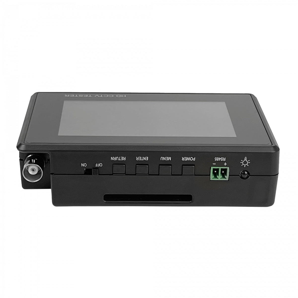 MONICIP Monitor táctil de 4 pulgadas compatible con IP/Analógico, entradas LAN, BNC-H, RS485 y ranura microSD modelo IPC-1800ADH Plus