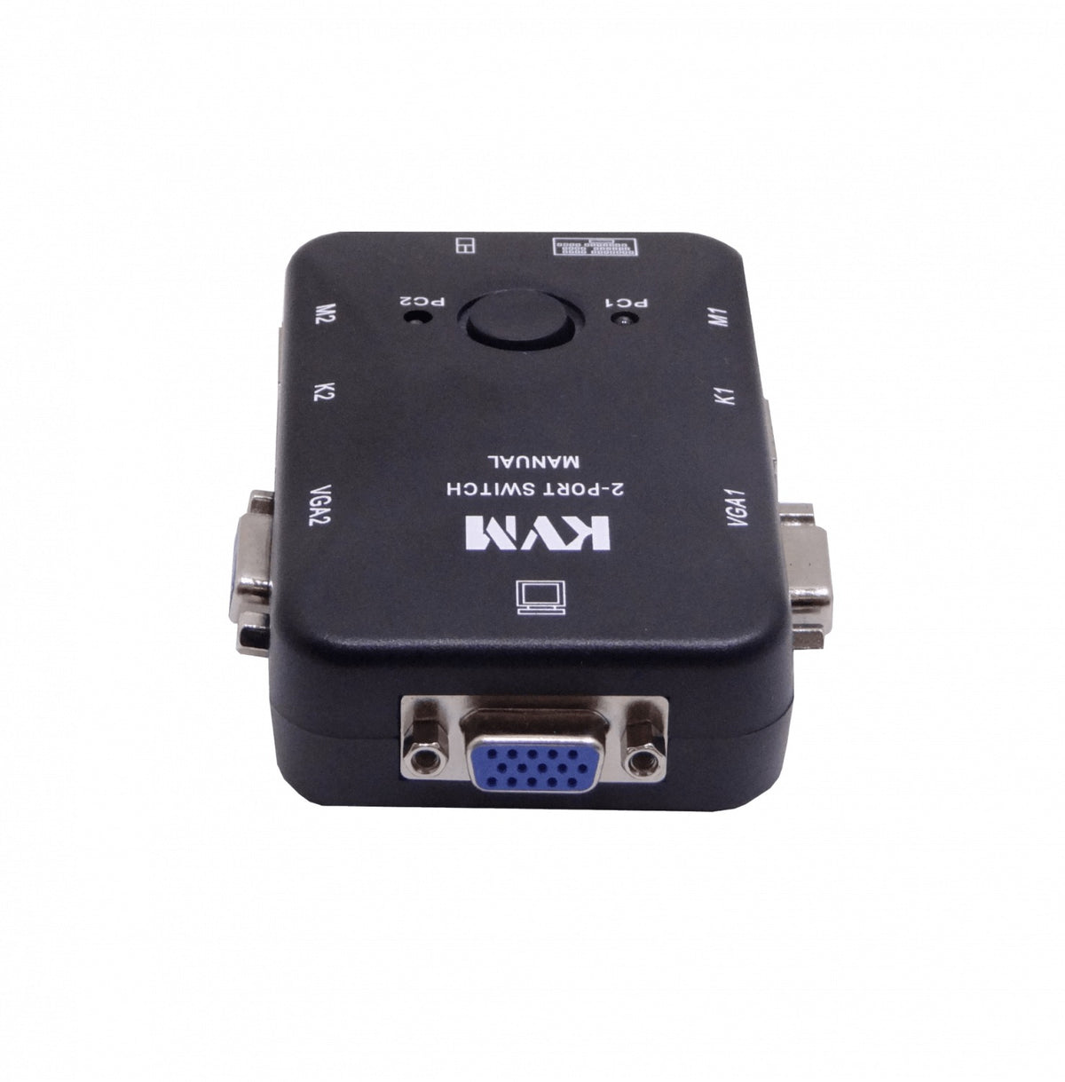 KVM-K02S KVM 2-Puertos-PS2-VGA necesita-Cables no-necesita-Fuente-Alimentación