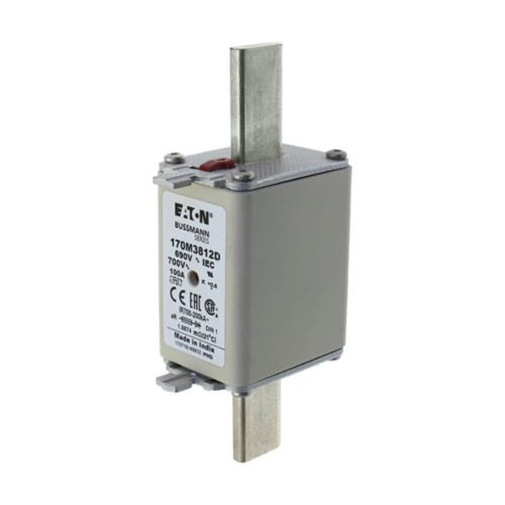 Fusible marca Bussmann, 100A, 690V, tamaño DIN1, Ultrarápido