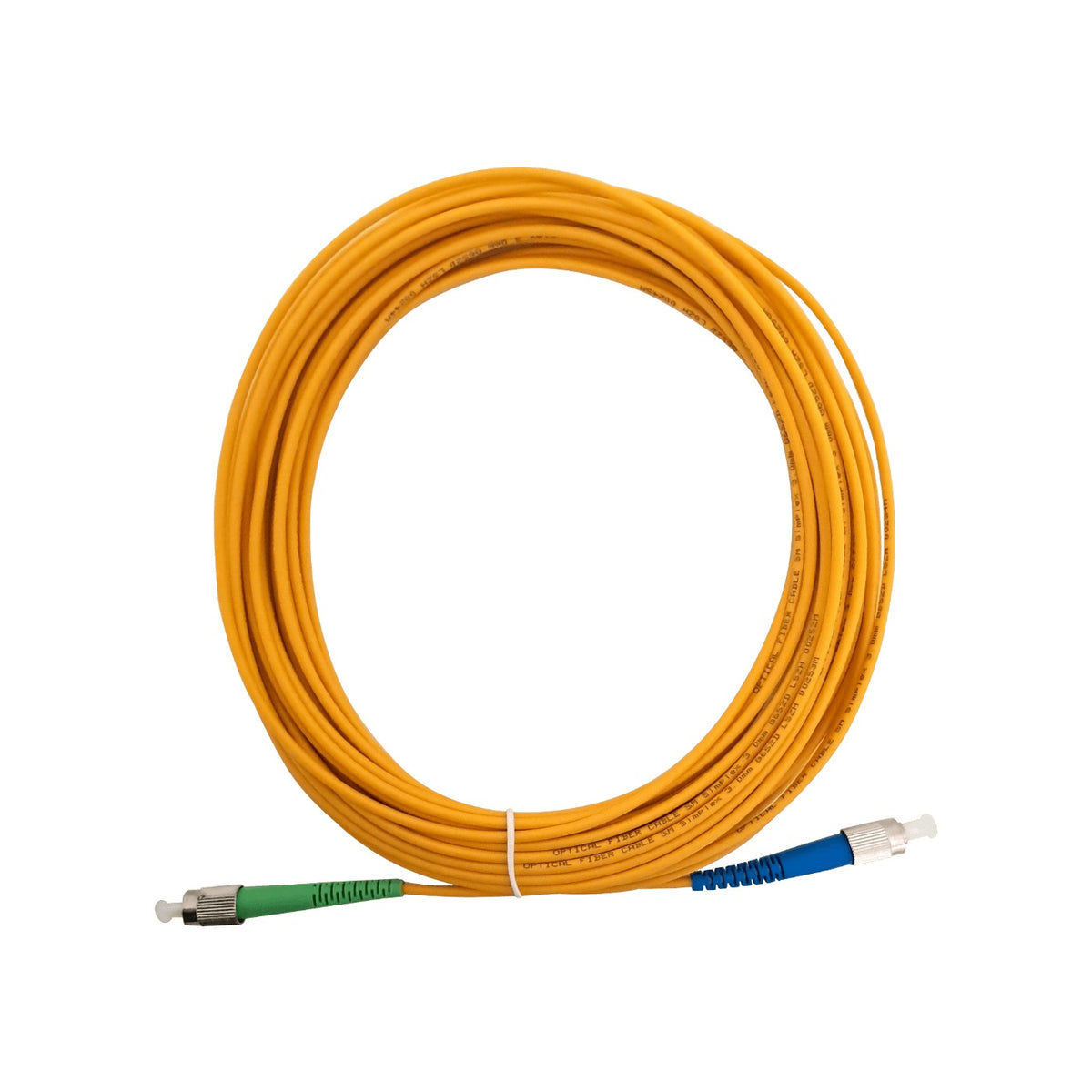 JFSFH12X 12mt FC/APC-FC/UPC Monomodo SM Simplex Cable de Fibra Óptica 9/125um 3mm