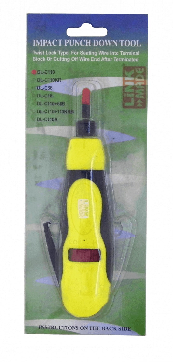 DL-C110 LINKMADE Herramienta de Impacto Ajustable para Ponchado 110/88