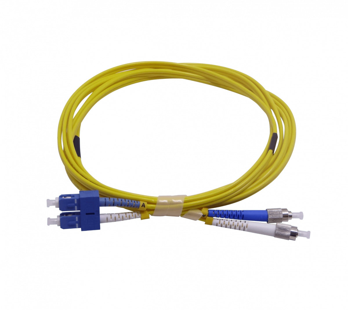 JFSCF3 3mt SC-FC Monomodo SM Duplex Latiguillo Cable Fibra 9/125um 3.0mm
