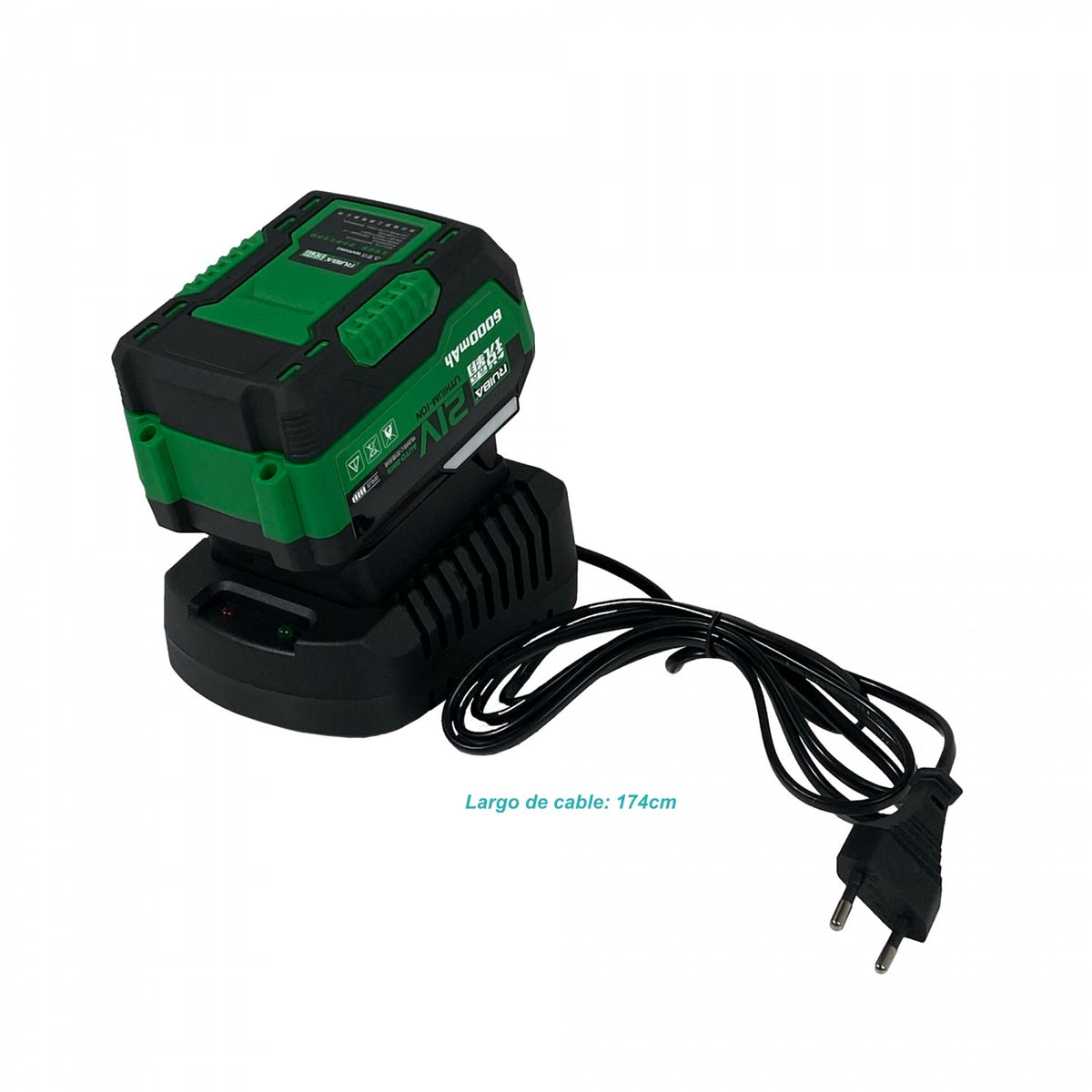 LAUCHA-2030E RUI Sonda Pasacables 20m Eléctrica Motorizada con-Batería Litio 21V
