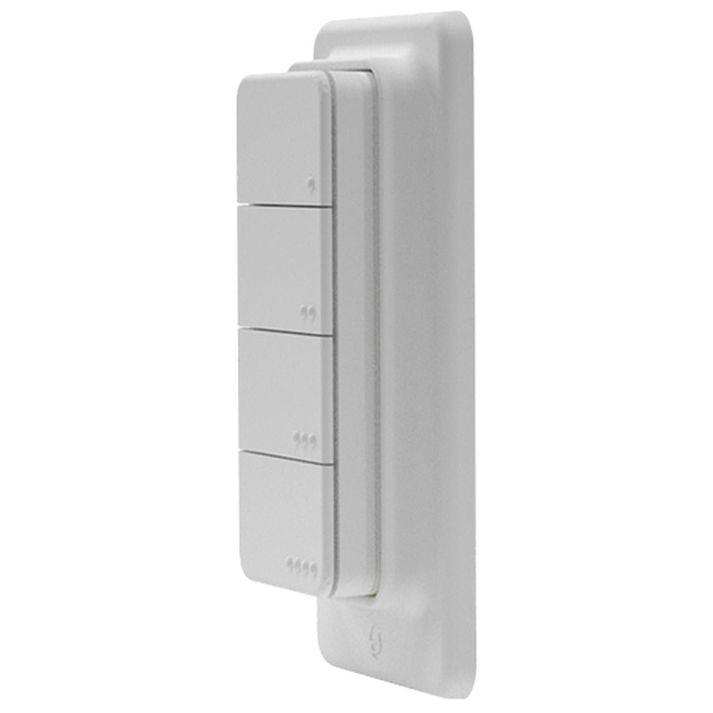 Controlador Inteligente Shelly BLU RC Button 4 US – Botón Bluetooth de 4 Teclas