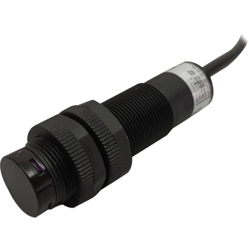 Sensor fotoeléctrico difuso 40cm de distancia M18 grado IP67 serie T18D - PNP 10~30VDC (1NA+1NC)