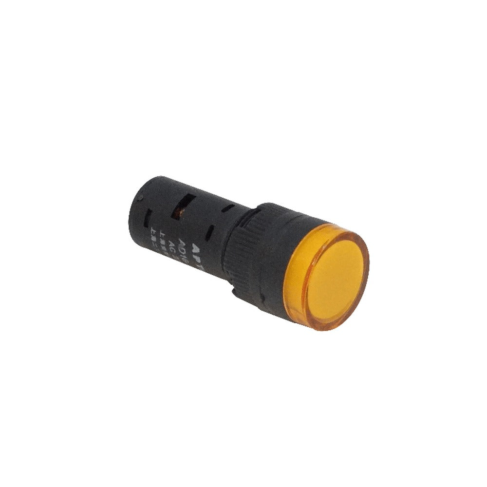 PILOTO-LED-B Naranjo LuzPiloto LED 220VAC 14mm-diametro 19mm-cabeza 45mm-altura