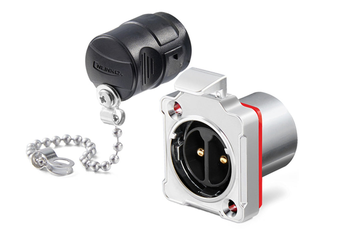 Conector Serie BD-20 Macho 2 Pines Socket Soldadura Metálico CNLINKO