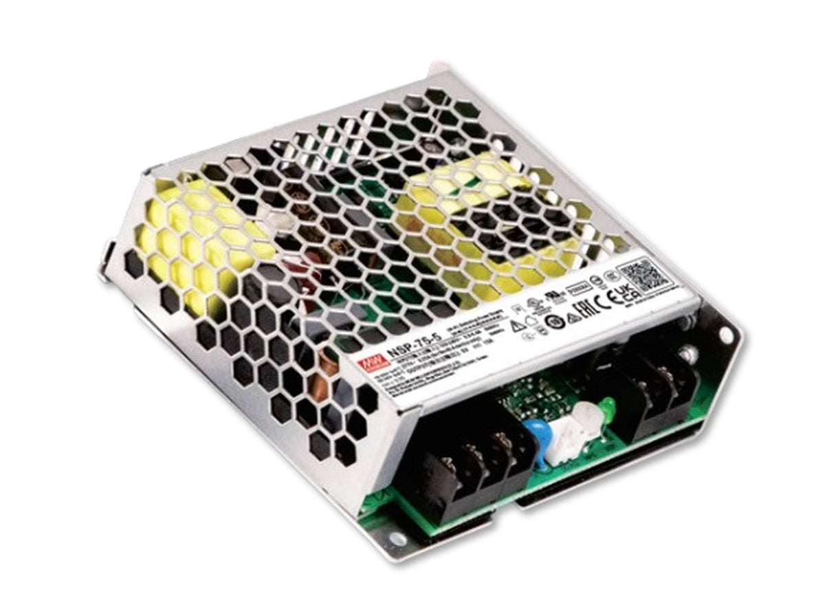 Fuente de Poder AC/DC 75W Industrial Mean Well Serie NSP-75 - 15V