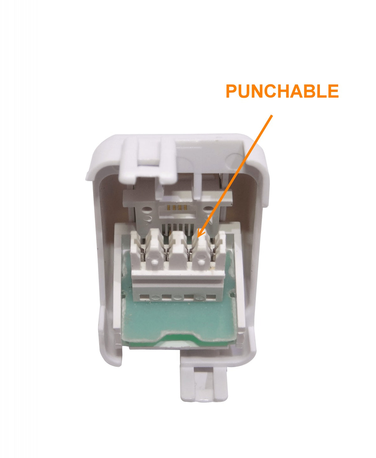 RST-11W KALOP Roseta RJ11/RJ14 6P4C Telefono Sobrepuesta Tekna Blanca KS39656