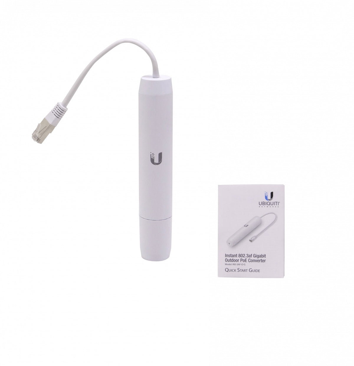 INS-3AF-O-G. Interfaz de usuario Gigabit para exteriores 802.3af, entrada 48V y salida 24V, convertidor PoE por cable INS-3AF-O-6. UBIQUITI