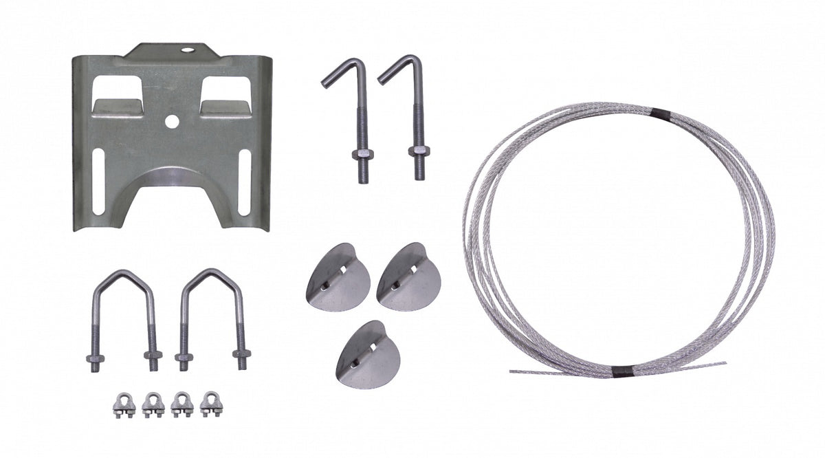 CHIMNEY Kit de Montaje para Chimenea Hasta 1-1/2-pulgadas Galvanizado