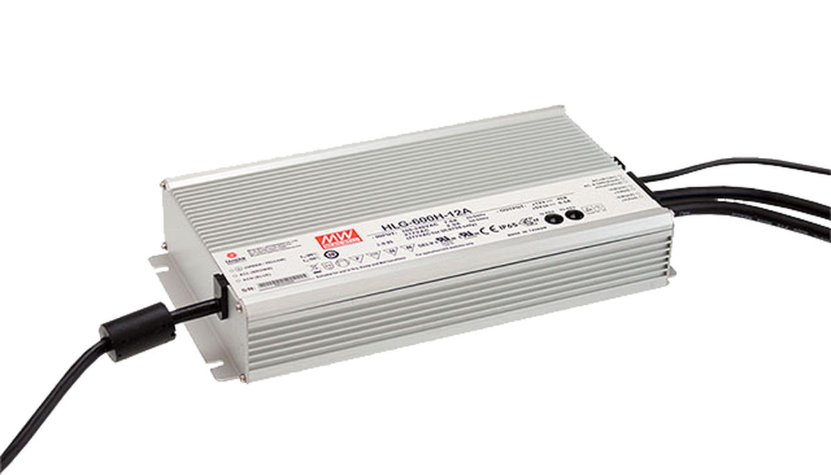 Driver LED carcasa metálica voltaje 600W HLG-600H - Fija - 42V