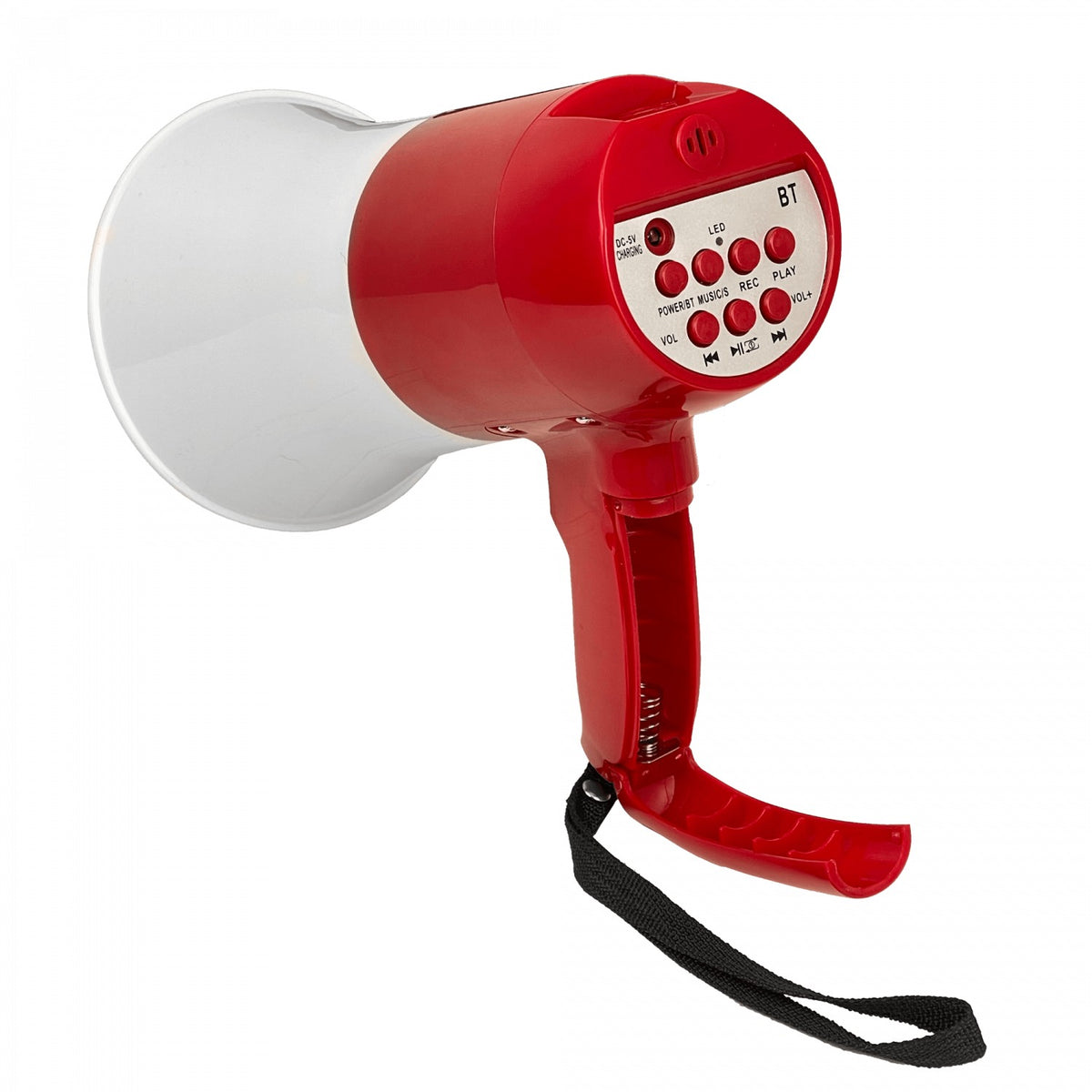 MEGAFONO-30W Megafono 30W inc-Pila Litio 3,7V 4800mAh Recargable Bluetooth USB mSD