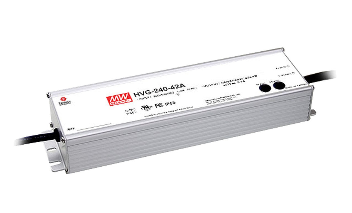 Driver LED carcasa metal 240W HVG-240 - A - Ajuste Potenciómetro (Io) - 36V