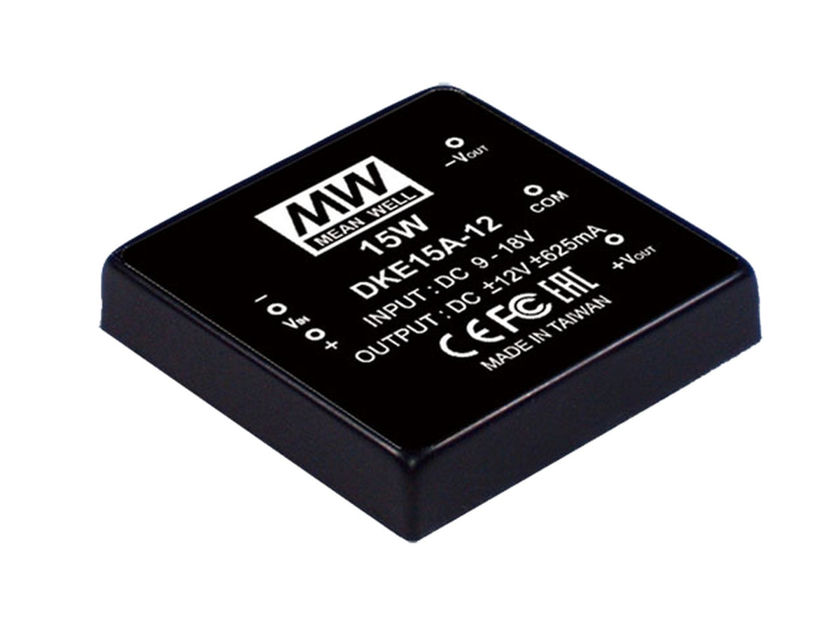 Conversor DC-DC modular 15W DKE15 - 9 a 18VDC - ±12V