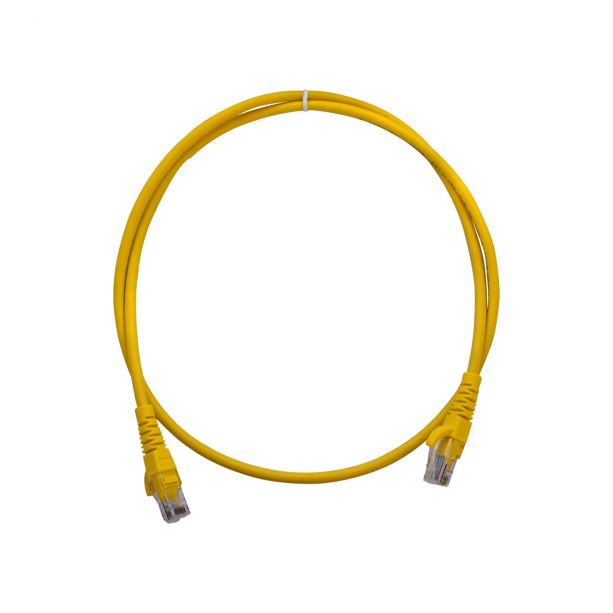 CP6M-10L LINKMADE 1MT CAT6 AMARILLO LSZH LATIGUILLO MOLDEADO MULTIHILO