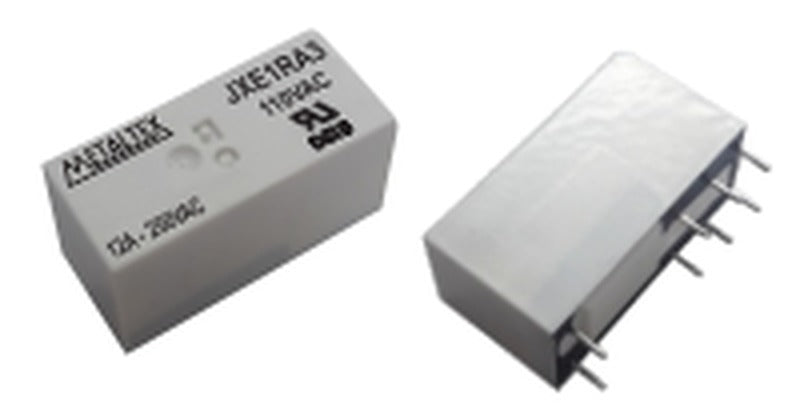Relé miniatura de potencia JXE, 1 contacto reversible, bobina VAC, Metaltex - 110VAC - 16A