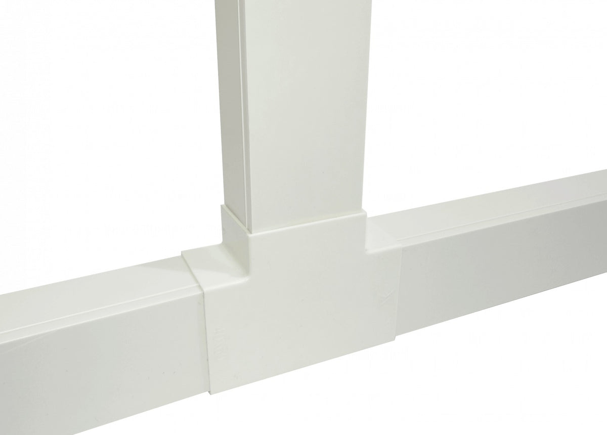 QN6T Derivación en T Blanca LINKCHIP 60x40mm CCA-6040-TE para Canaleta QN6W