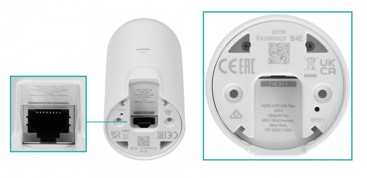 UVC-G5-FLEX. UI Cámara tipo torreta 2K 2688x1512 IK04 IPX4 Visión nocturna IR 1-100 Micrófono requiere-PoEaf UVC-G5-FLEX-EU UBIQUITI
