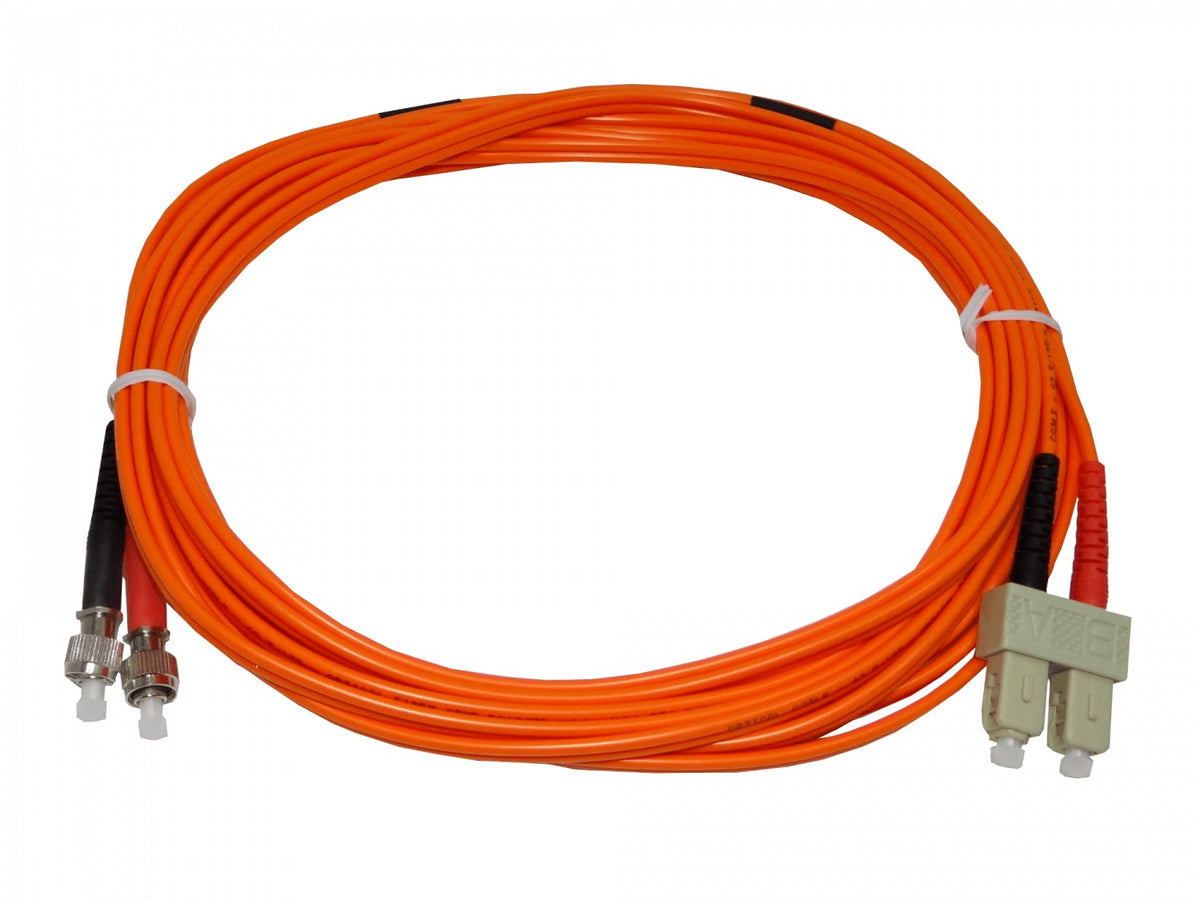 JFMCF5 Latiguillo de fibra óptica dúplex multimodo OM1 SC a FC de 5 metros 62.5/125µm con cubierta LSZH