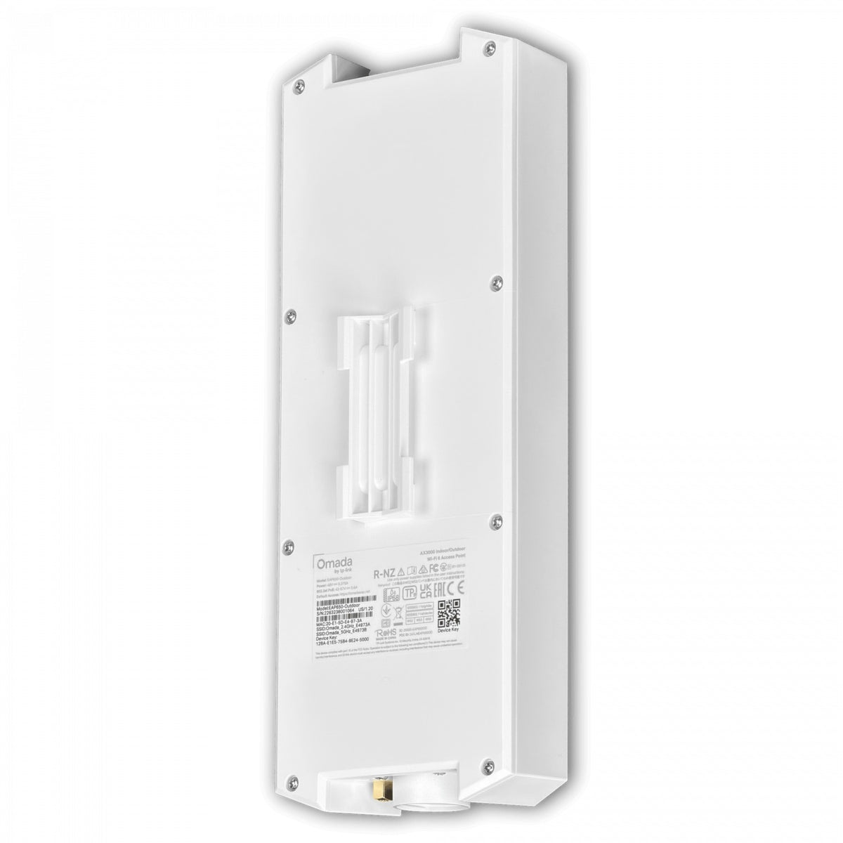 EAP650-OUTDOOR TP-LINK AX3000 1-Puerto 1000 WiFi6 2402/574 5/2,4GHz PoE IP67 Muro/Poste