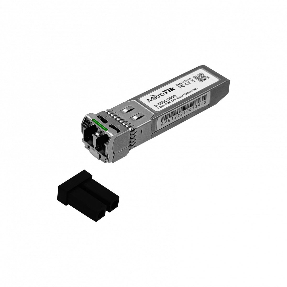 S-55DLC80D Mikrotik 2-LC 80km DDM SM 1550nm Transceptor-SFP 1,25G 2-LC LC-Dúplex Monomodo