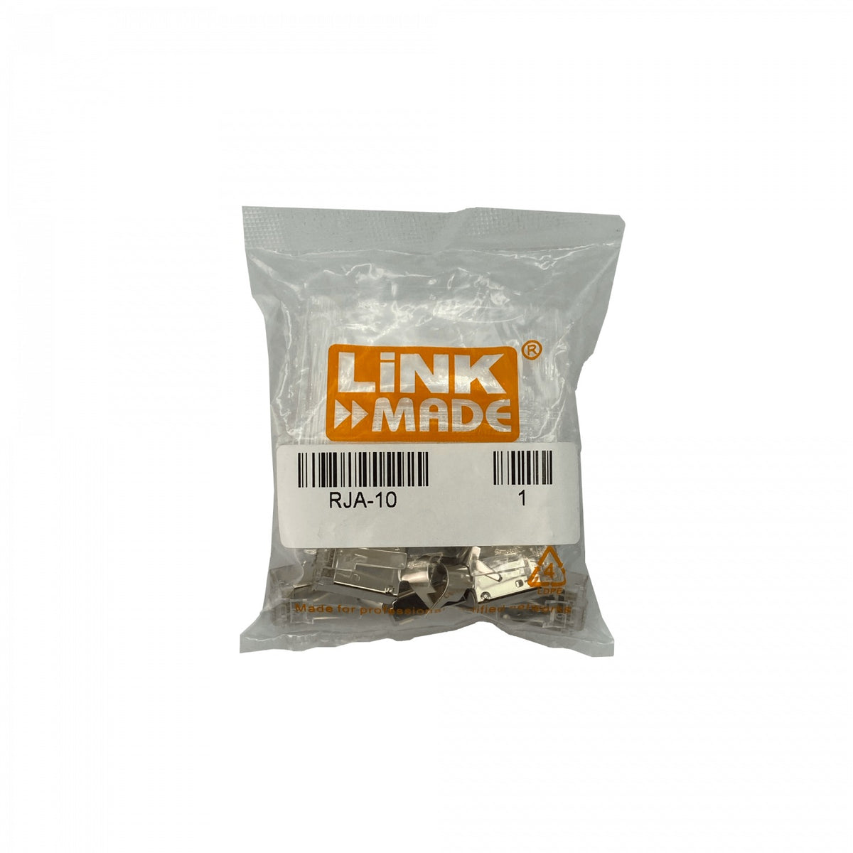 RJA-10. LINKMADE RJ45 Cat6A Crimpable 10 piezas Apantallado FTP STP Con Guía