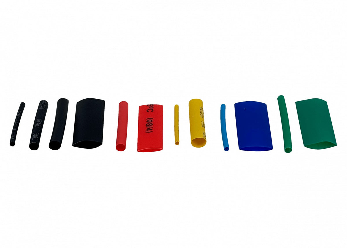 KIT-TERMO Conjunto de Fundas Termocontraíbles 530-Unidades 1,5 2 3 4 5 6 8 10mm Surtido-Colores