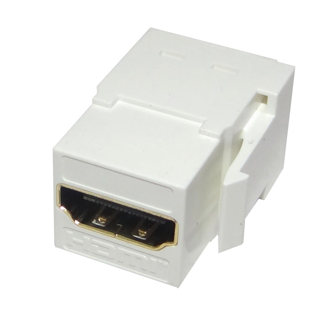 KHWL Adaptador Keystone HDMI Hembra-a-Hembra Color Blanco