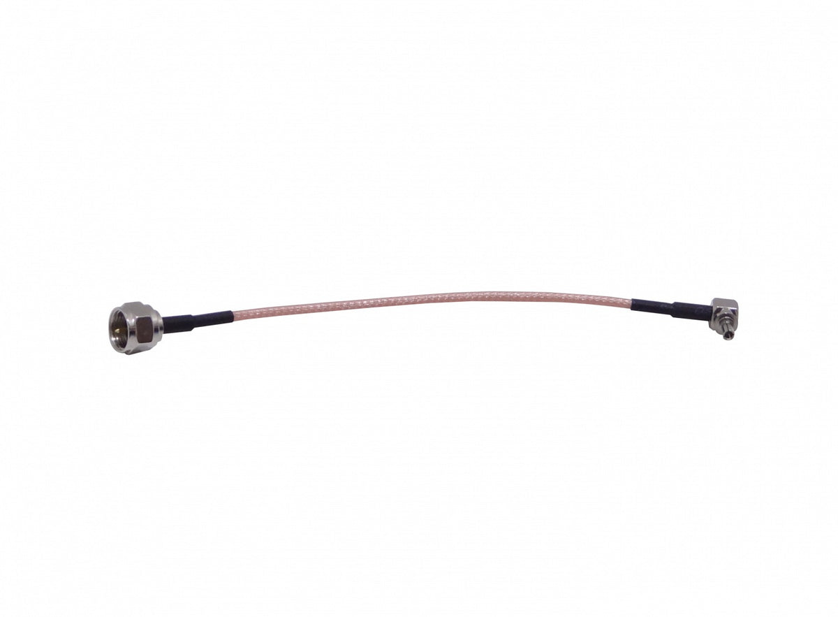 9M1FM-15CM CRC9-M-90º a F-Macho Cable Coaxial RG316 15cm