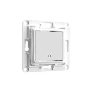 Tapa Interruptor de Pared Shelly Wall Switch 1 de 1 Botón para Relés Shelly - Negro