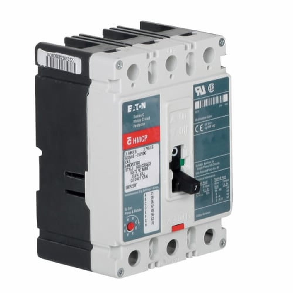 Protector de circuito de motor (MCP) Eaton HMCP050K2C, 50 A, 3 polos, Serie C, frame J-K