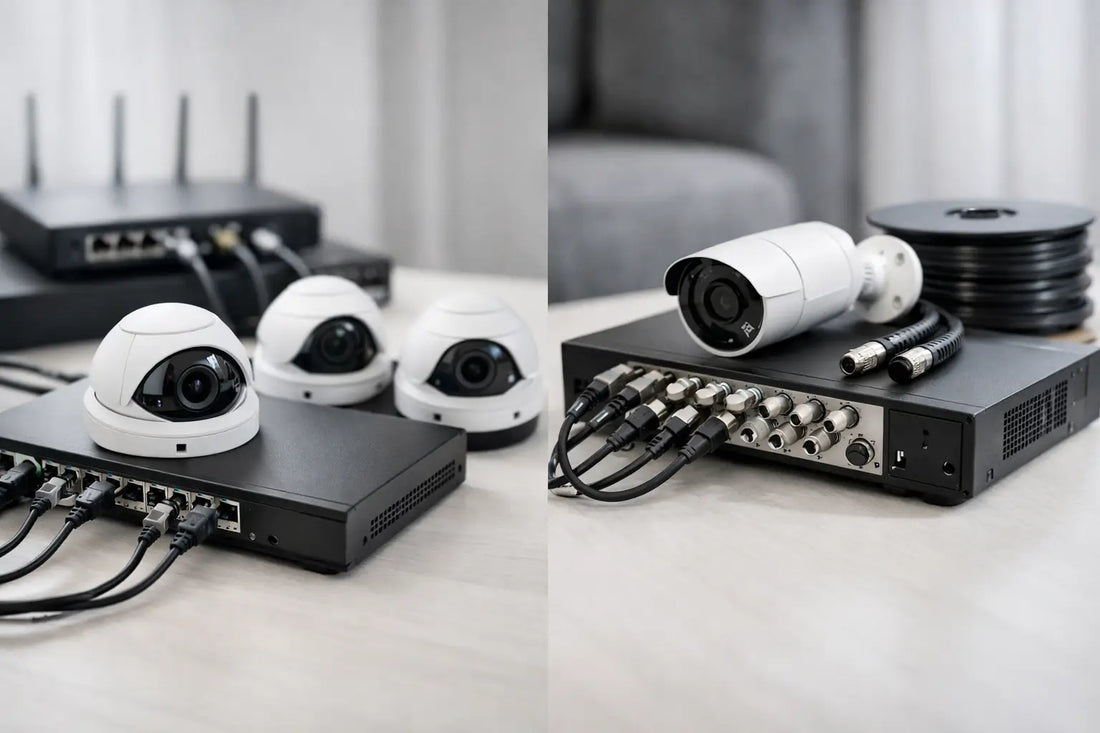 NVR PoE vs DVR: qué sistema conviene instalar