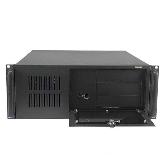 RAG-4U. Gabinete Rack LINKMADE 4U para Micro-ATX y ATX con 4 ranuras PCI de perfil bajo, requiere fuente ATX
