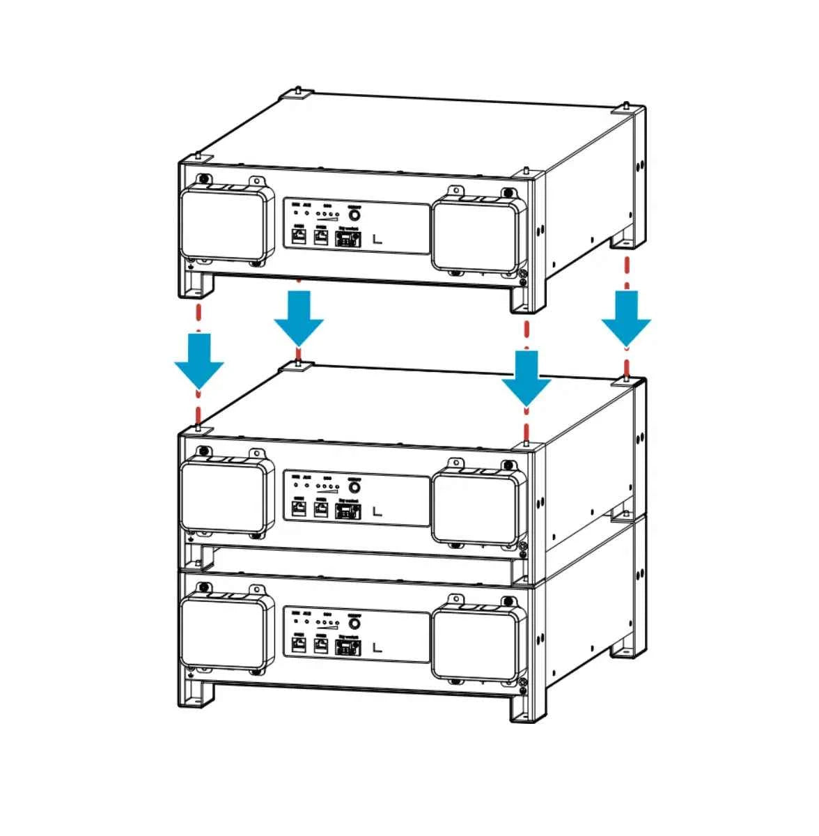 Soporte de Base para Baterías Goodwe Lynx A G3 5kWh