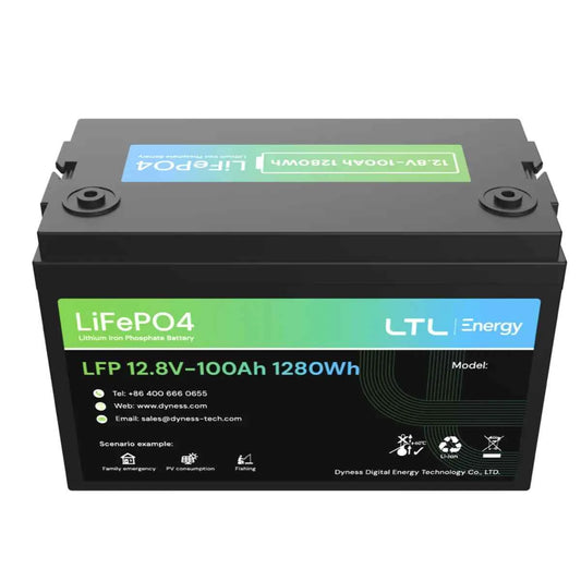 Batería de Litio Dyness – AR1.2 – 12.8V 100Ah – IP65 (1280Wh)
