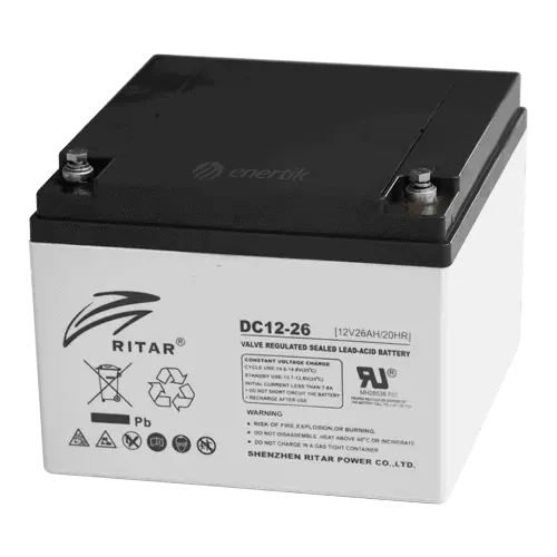 Batería de Ciclo Profundo AGM – Ritar 12V 26Ah