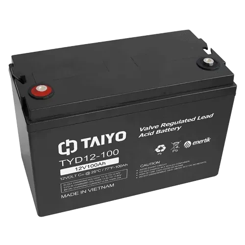 Batería de Ciclo Profundo AGM – TAIYO 12Vcc 100Ah