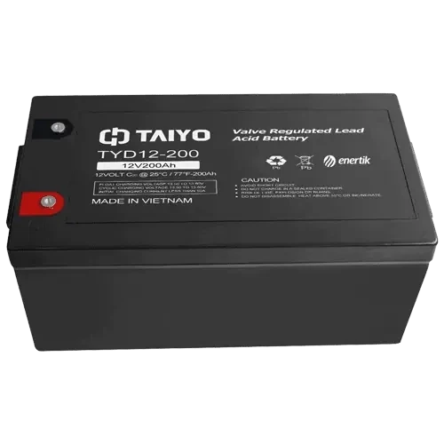 Batería de Ciclo Profundo AGM – TAIYO 12Vcc 200Ah