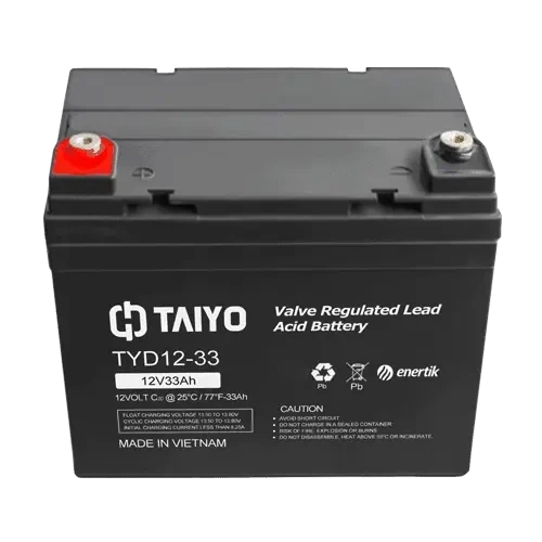 Batería de Ciclo Profundo AGM – TAIYO 12Vcc 33Ah