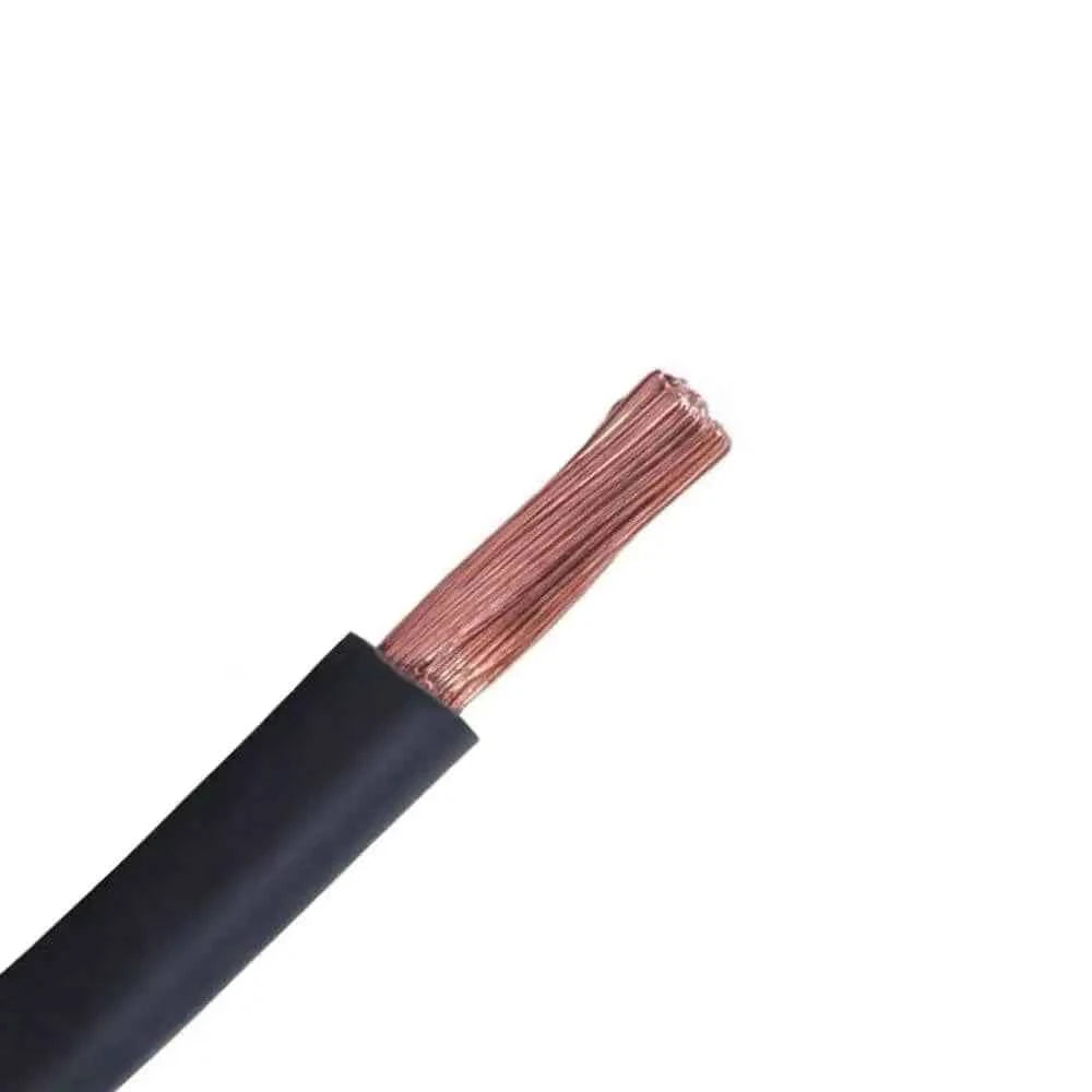 Cable para Baterías (2 AWG, Negro, 1 Metro)