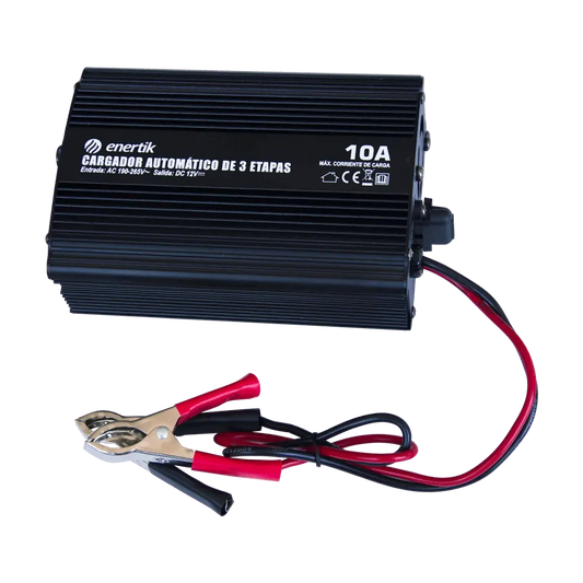 Cargador Automático de Baterías 12V 10A