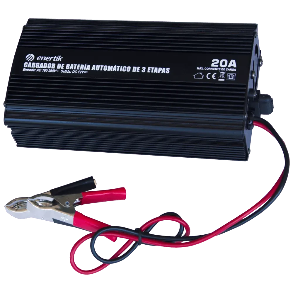 Cargador Automático de Baterías 12V 20A